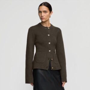 eames-cotton-wool-button-cardigan-green-umber